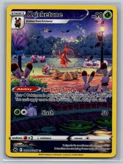 Kricketune GG02/GG70 Holo Crown Zenith Galarian Gallery Pokemon NM - Image 1