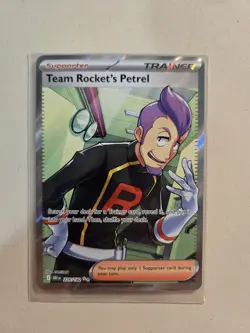 Team Rocket's Petrel 226/182 Ultra Rare Destined Rivals Pokemon Holo Near Mint - Image 1
