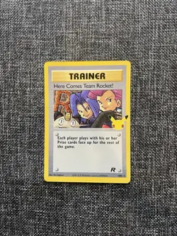 Here Comes Team Rocket #15/82 Pokemon Celebration Pokemon TCG Card ⭐ NM - Image 1