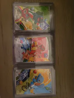 Pokemon TCG First Partner Illustration Collection Series 1 Kanto GEN 1 Starters - Image 1