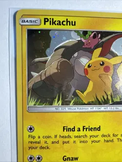 2019 Pokemon Pikachu SM234 Sun & Moon Black Star Promo - LP + - Image 2