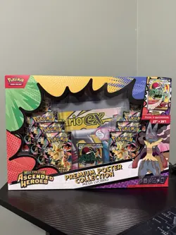 Ascended Heroes Pokemon Premium Poster Collection Mega Lucario Box - Image 1