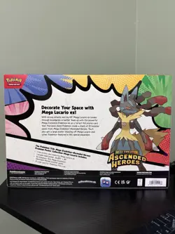 Ascended Heroes Pokemon Premium Poster Collection Mega Lucario Box - Image 2