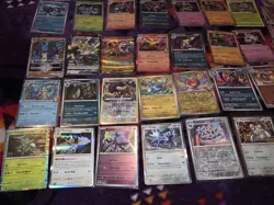 Pokemon Card Lot Of 47 Cards All English Holos And Reverse Holo Lot - Image 1