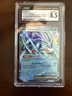 Pokemon TCG Suicune EX Classic Collection Trading Card 010/034 CGC 8.5 NM/MINT+ - Image 1
