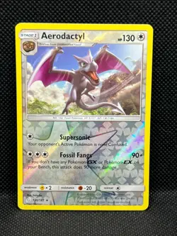 Pokemon Tcg Aerodactyl 130/181 Sm-Team Up Reverse Holo - Image 1
