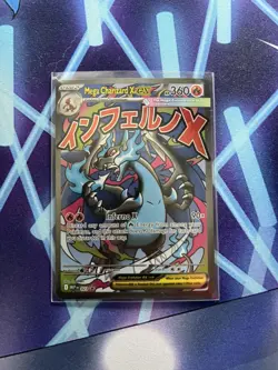 Pokemon 2025 Phantasmal Flames UPC Black Star Promo Mega Charizard X EX 023 NM - Image 1