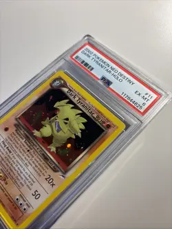 2002 POKEMON NEO DESTINY #11 DARK TYRANITAR-HOLO PSA 6 w/ SWIRL - Image 4