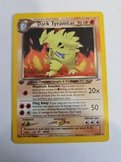 Dark Tyranitar - 11/105 - Pokemon Neo Destiny 1st Edition Holo Rare LP/MP - Image 1