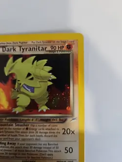 Dark Tyranitar - 11/105 - Pokemon Neo Destiny 1st Edition Holo Rare LP/MP - Image 4
