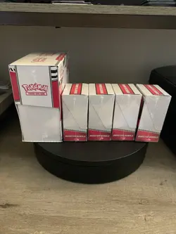 Pokemon Scarlet & Violet White Flare Factory Sealed Etb & 4 booster bundle lot - Image 2