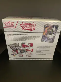 Pokemon Scarlet & Violet White Flare Factory Sealed Etb & 4 booster bundle lot - Image 4