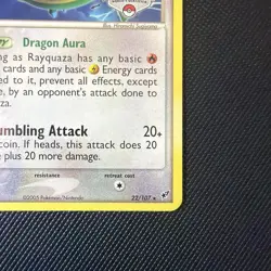 Pokemon EX Deoxys Set - Rayquaza Gym Challenge Promo # 22/107 NM - Image 5