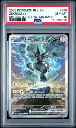 Pokemon TCG Zekrom ex 166/086 Black Bolt PSA 10 Gem Mint ENGLISH - Image 1