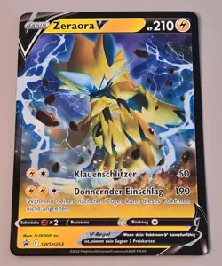Zeraora V # SWSH 263 Ultra Rare SWSH Black Star Promo 2022 Pokemon Deutsch Mint - Image 1
