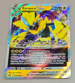 Zeraora VSTAR # 055/159 Ultra Rare Holo Zenit der Konige 2023 Pokemon DE Mint - Image 1