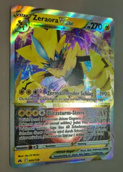Zeraora VSTAR # 055/159 Ultra Rare Holo Zenit der Konige 2023 Pokemon DE Mint - Image 2