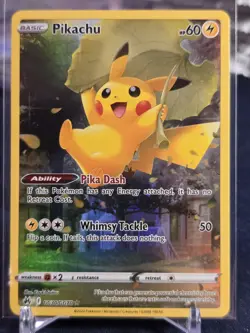 Pokemon TCG Pikachu GG30/GG70 Crown Zenith: Galarian Gallery Rare Holo - Image 1