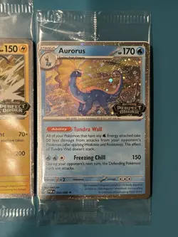 Aurorus + Luxray Cosmo Pokemon Perfect Order Stamped Promo Sealed / Brand New - Image 2