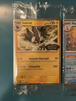 Aurorus + Luxray Cosmo Pokemon Perfect Order Stamped Promo Sealed / Brand New - Image 3