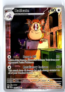Raticate 099/088 Holo Illustration Rare Perfect Order Pokemon Near Mint - Image 1