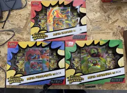 Pokemon TCG: Ascended Heroes Mega Feraligatr , Meganium , Emboar Ex Box. Sealed - Image 1
