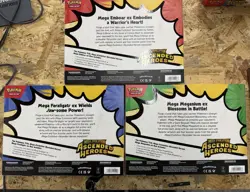 Pokemon TCG: Ascended Heroes Mega Feraligatr , Meganium , Emboar Ex Box. Sealed - Image 2