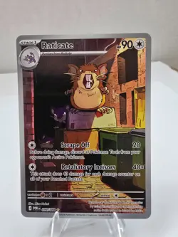 Pokemon TCG: Raticate 099/088 Holo Illustration Rare Perfect Order Near Mint - Image 1