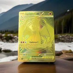 Mega Charizard Y EX 294/217 Gold Hyper Rare, Ascended Heroes, Pokemon TCG (NM) - Image 1