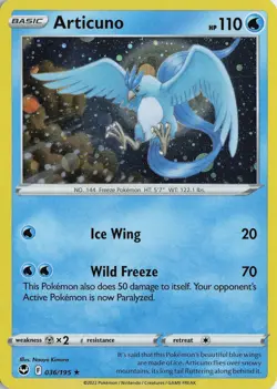Articuno (Cosmos Holo) Promo - #036/195 Pokemon LP - Image 1