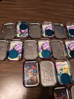 Pokemon Prismatic Evolutions;2 Mega Empty Mini Tin 13 & Art *NO PACKS OR COINS** - Image 2