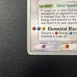 Pokemon TCG Lugia Ex 105/115 2006 World Championships Regular Non Holo MP - Image 4