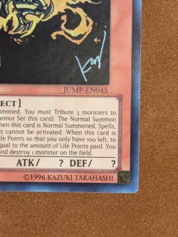 The Winged Dragon Of Ra. JUMP-EN045. Ultra Rare. Limited Edition. Yu-Gi-Oh! - Image 5