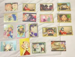 Spy Family Anya Yor Lloyd Bond Card Seal Set 17 Pieces - Image 1