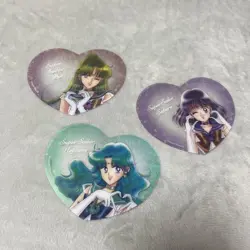 Sailor Moon Heart Clear Card Neptune Pluto Saturn Set of 3 - Image 1