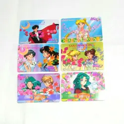 Sailor Moon Card Amada Part 8 Set Trace Retro - Image 1