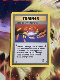Super Energy Removal 108/130 Rare Base Set 2 Lightly Played - Image 1