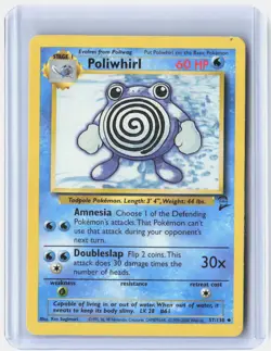 Poliwhirl 57/130 Uncommon Base Set 2 Pokemon Lightly Played - Image 1