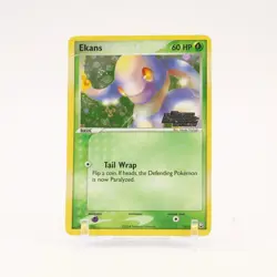 Ekans - 55/109 Team Rocket Returns Reverse Holo SWIRL Pokemon - NM/LP - Image 1