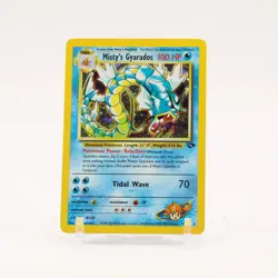 Misty's Gyarados - 13/132 Gym Challenge Unlimited Holo Rare Pokemon - LP - Image 1