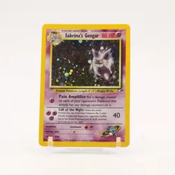 Sabrina's Gengar - 14/132 Gym Heroes Unlimited Holo Rare Pokemon - MP - Image 1