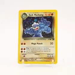 Dark Machamp - 10/82 Team Rocket Unlimited Holo Rare Pokemon - NM/LP - Image 1