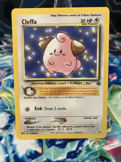 Cleffa Black Star Promo #31 Pokemon TCG 2001 NM Condition - Image 1