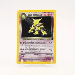 Dark Alakazam - 1/82 Team Rocket Unlimited Holo Rare Pokemon - LP - Image 1