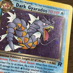 Dark Gyarados Team Rocket 2000 Pokemon MP - Image 2
