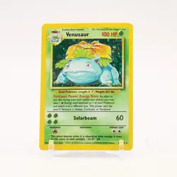 Venusaur - 15/102 Base Set Unlimited Holo Rare Pokemon - LP/MP - Image 1