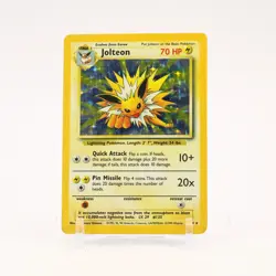 Jolteon - 4/64 Jungle Unlimited No Symbol Error Holo Rare Pokemon - MP - Image 1