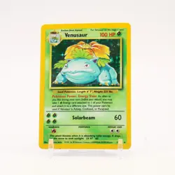 Venusaur - 15/102 Base Set Unlimited Holo Rare Pokemon - NM/LP - Image 1