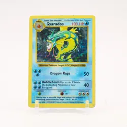 Gyarados - 6/102 Base Set Shadowless Holo Rare Pokemon - HP - Image 1