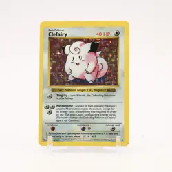 Clefairy - 5/102 Base Set Shadowless Holo Rare Pokemon - LP/MP - Image 1